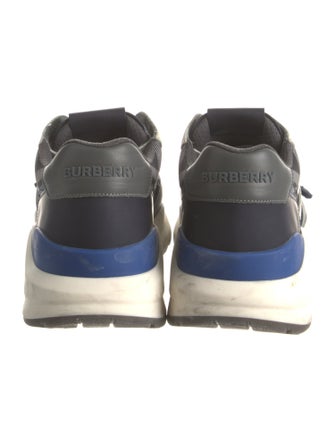 Burberry Nova Check Pattern Nylon Sneakers