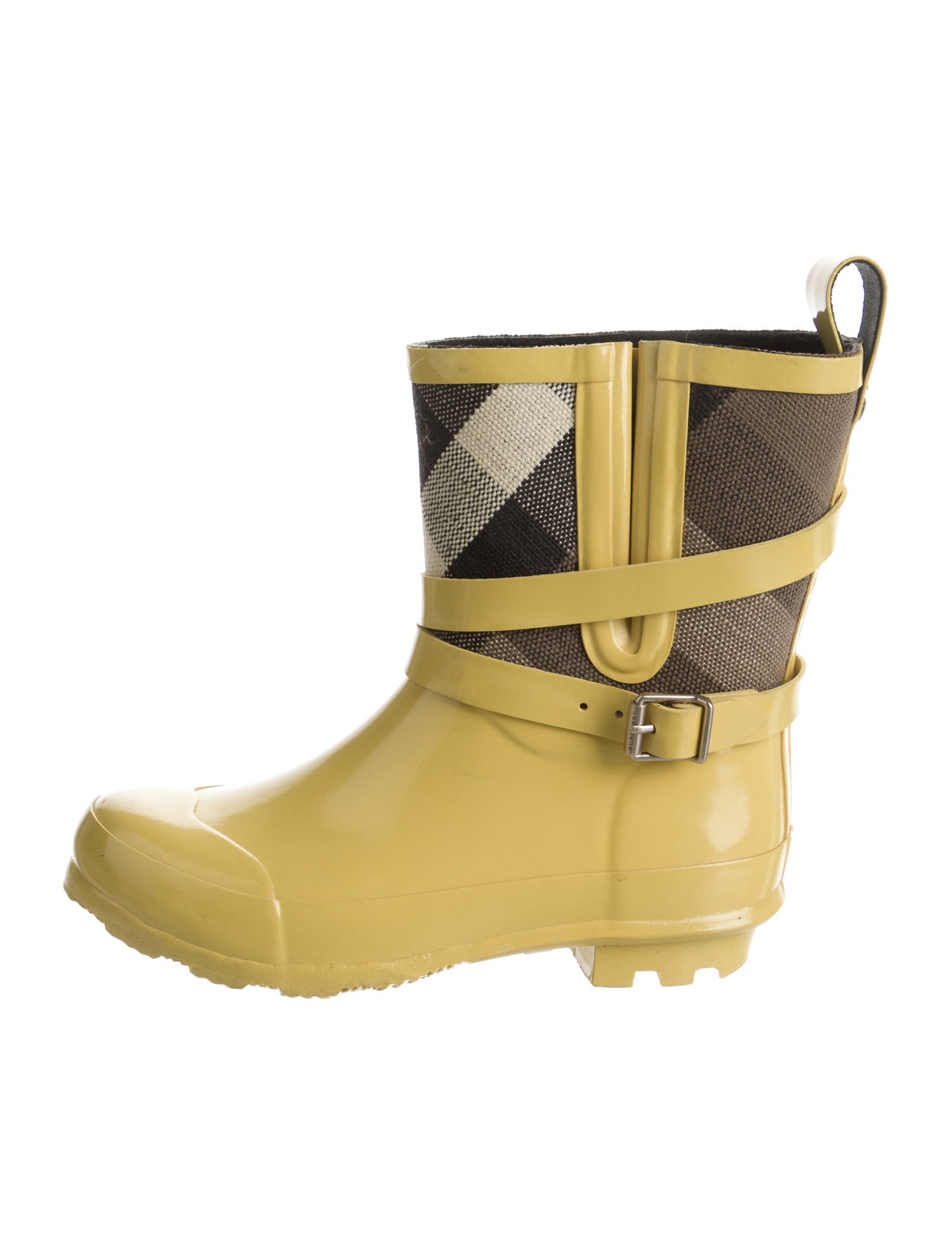 Burberry rubber boots