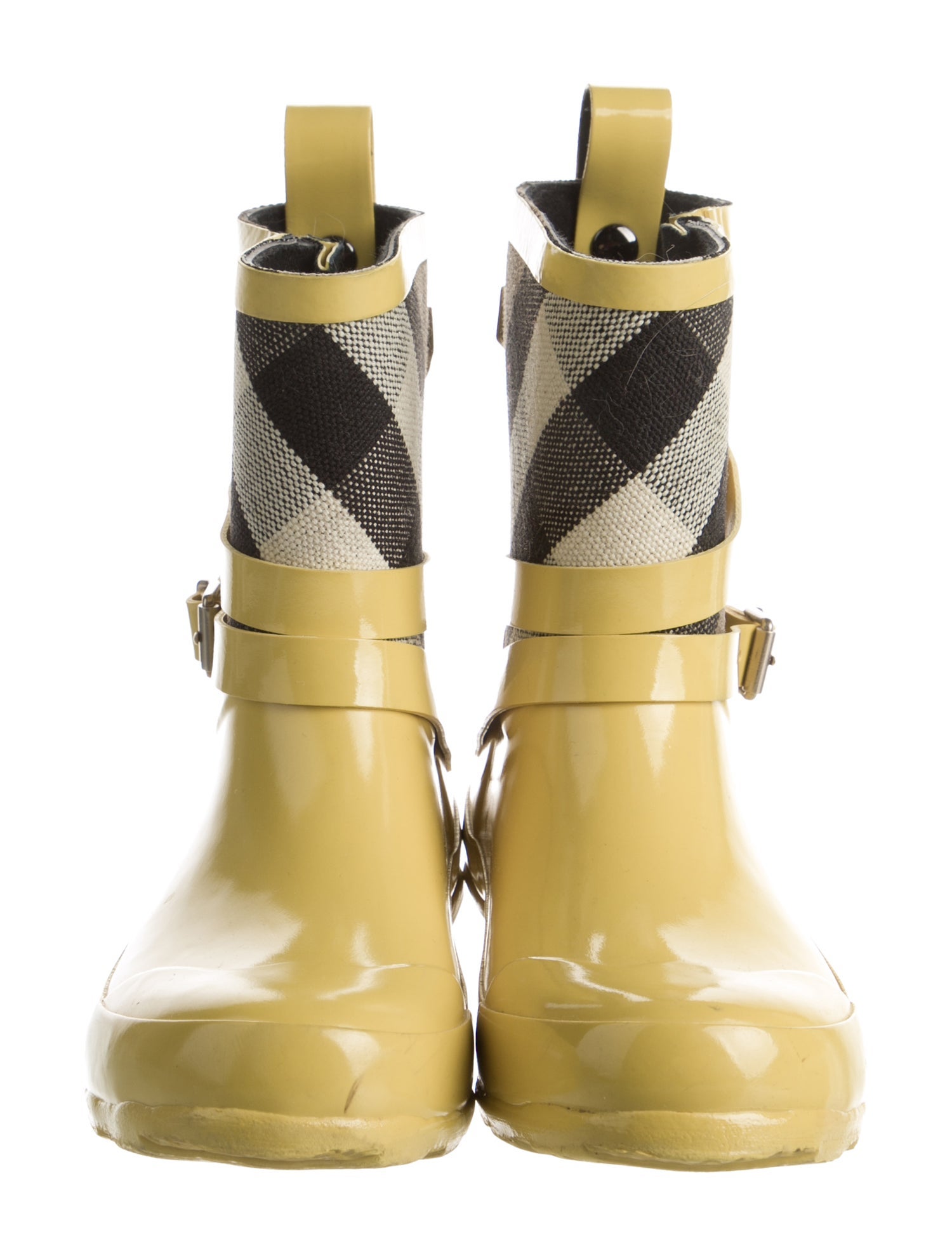 Burberry rubber boots