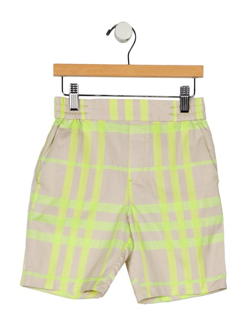 Burberry Kids Boys' Check Print Shorts