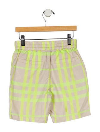Burberry Kids Boys' Check Print Shorts