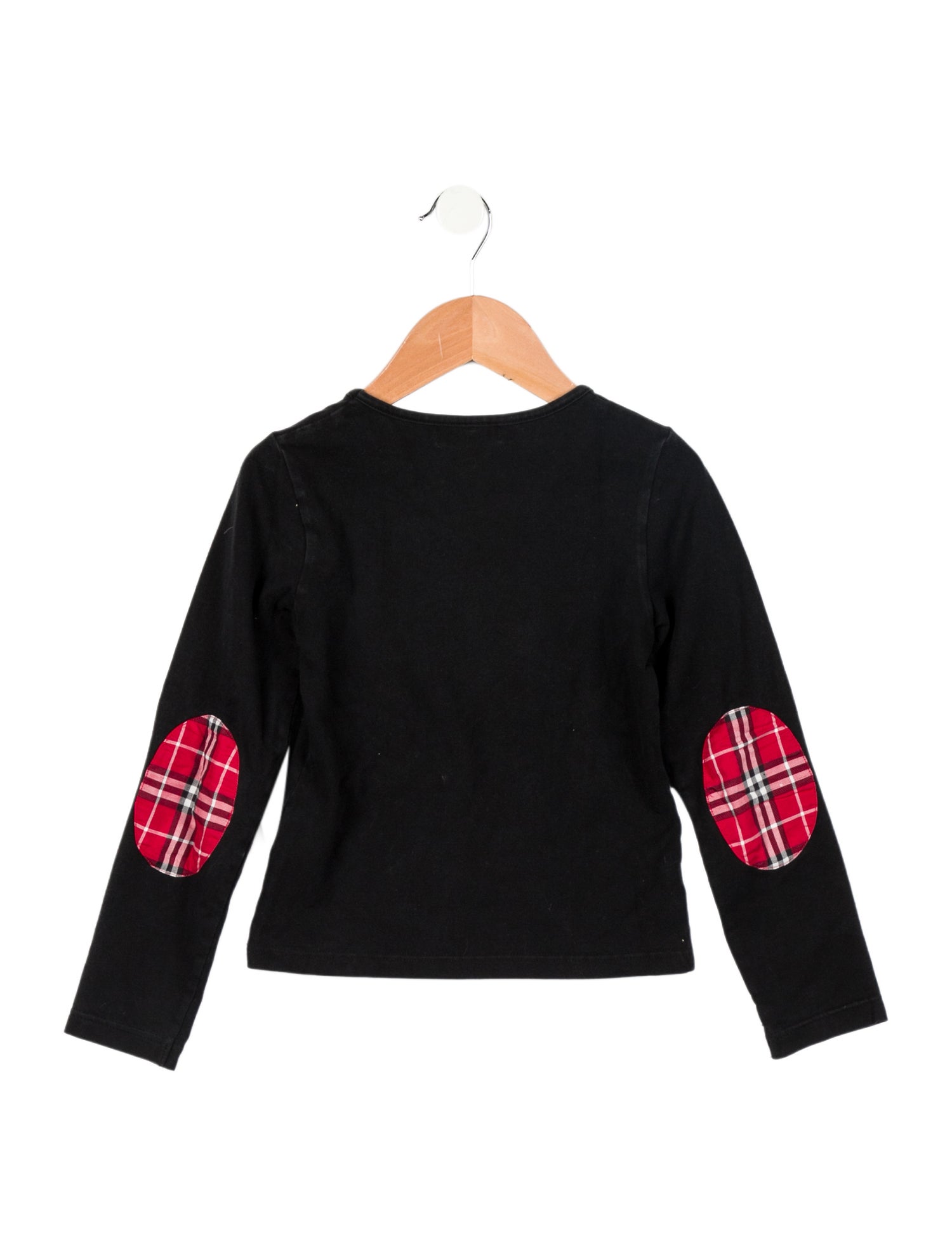 Burberry Girls' Crew Neck Long Sleeve Top