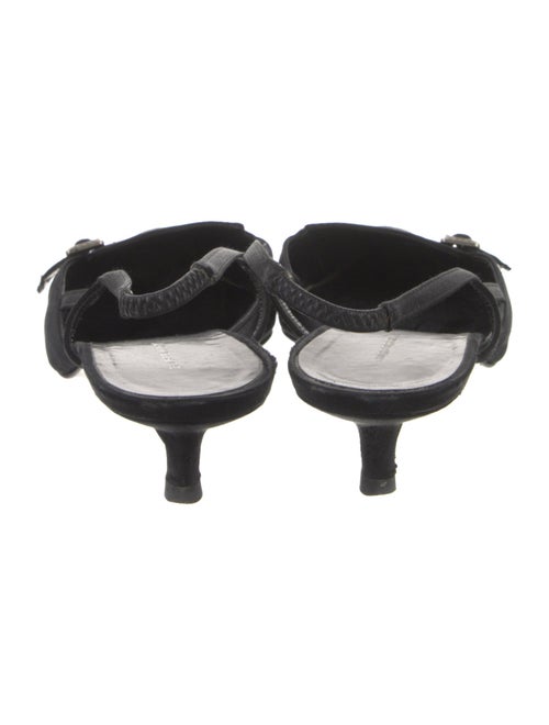 Burberry Satin Slingback Flats