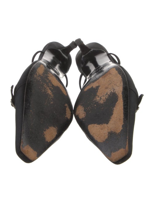 Burberry Satin Slingback Flats