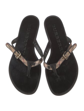 Burberry Printed Slides