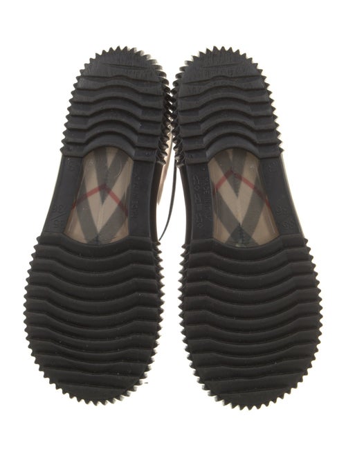 Burberry Rubber Plaid Print Rain Boots