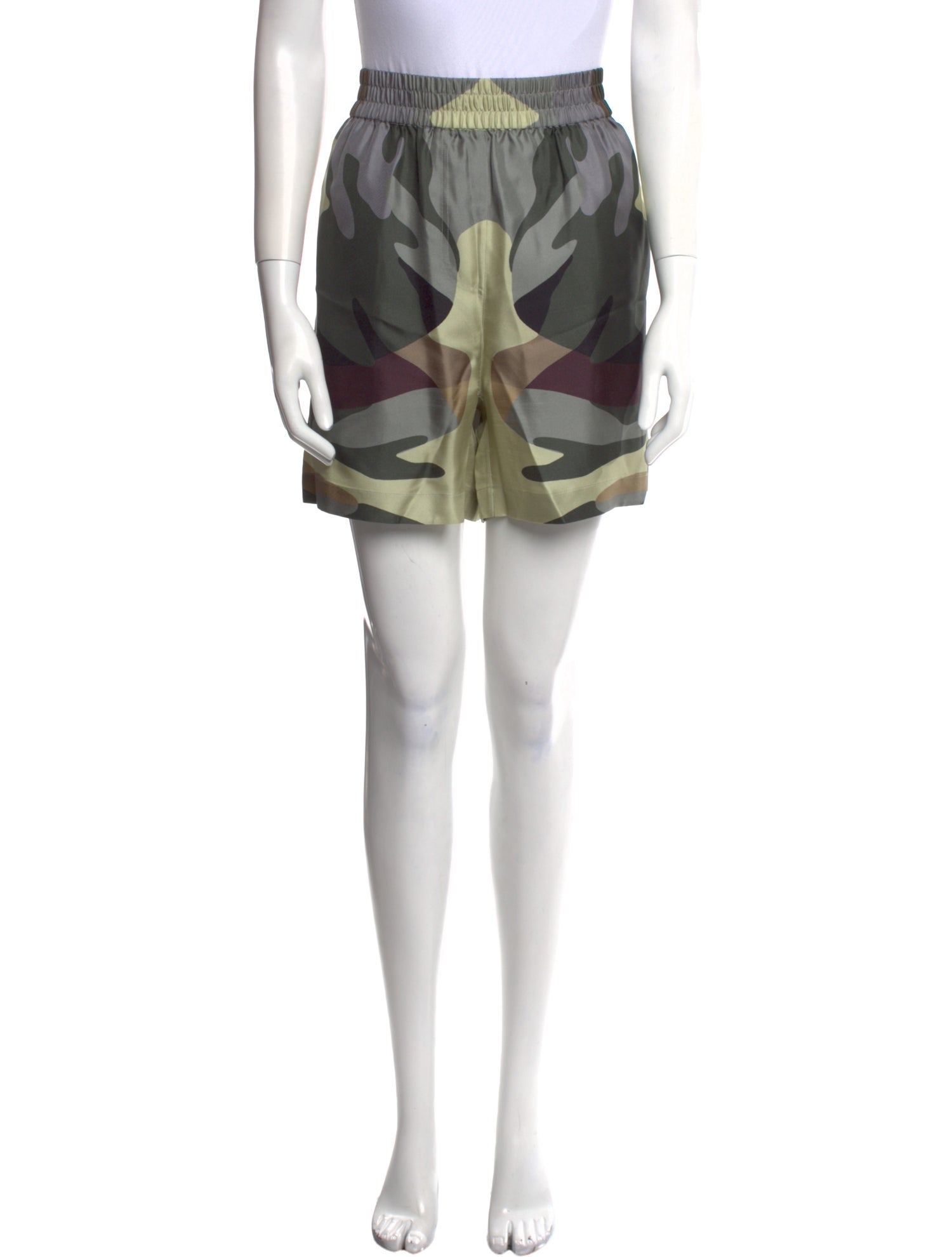 Burberry Silk Mini Shorts