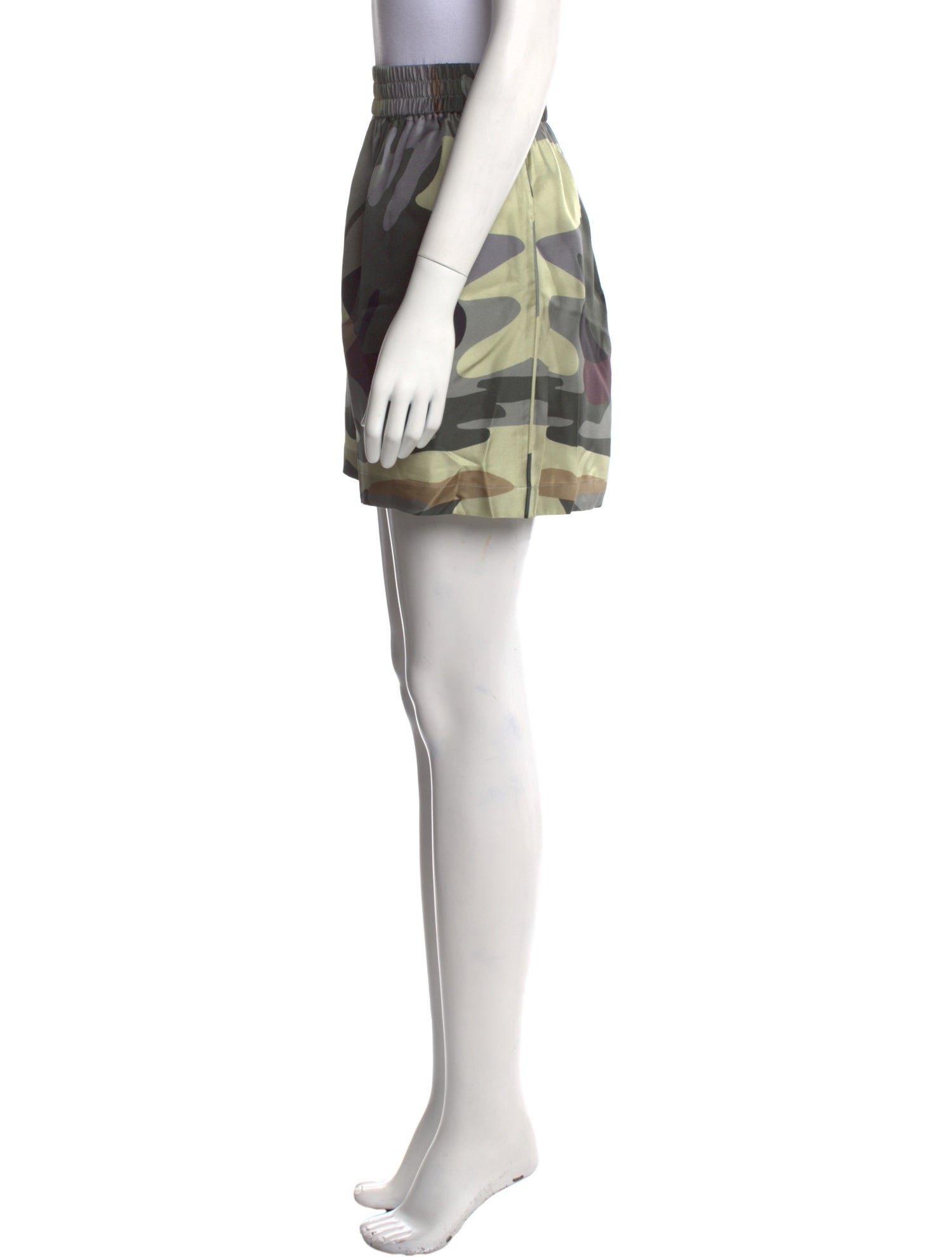 Burberry Silk Mini Shorts