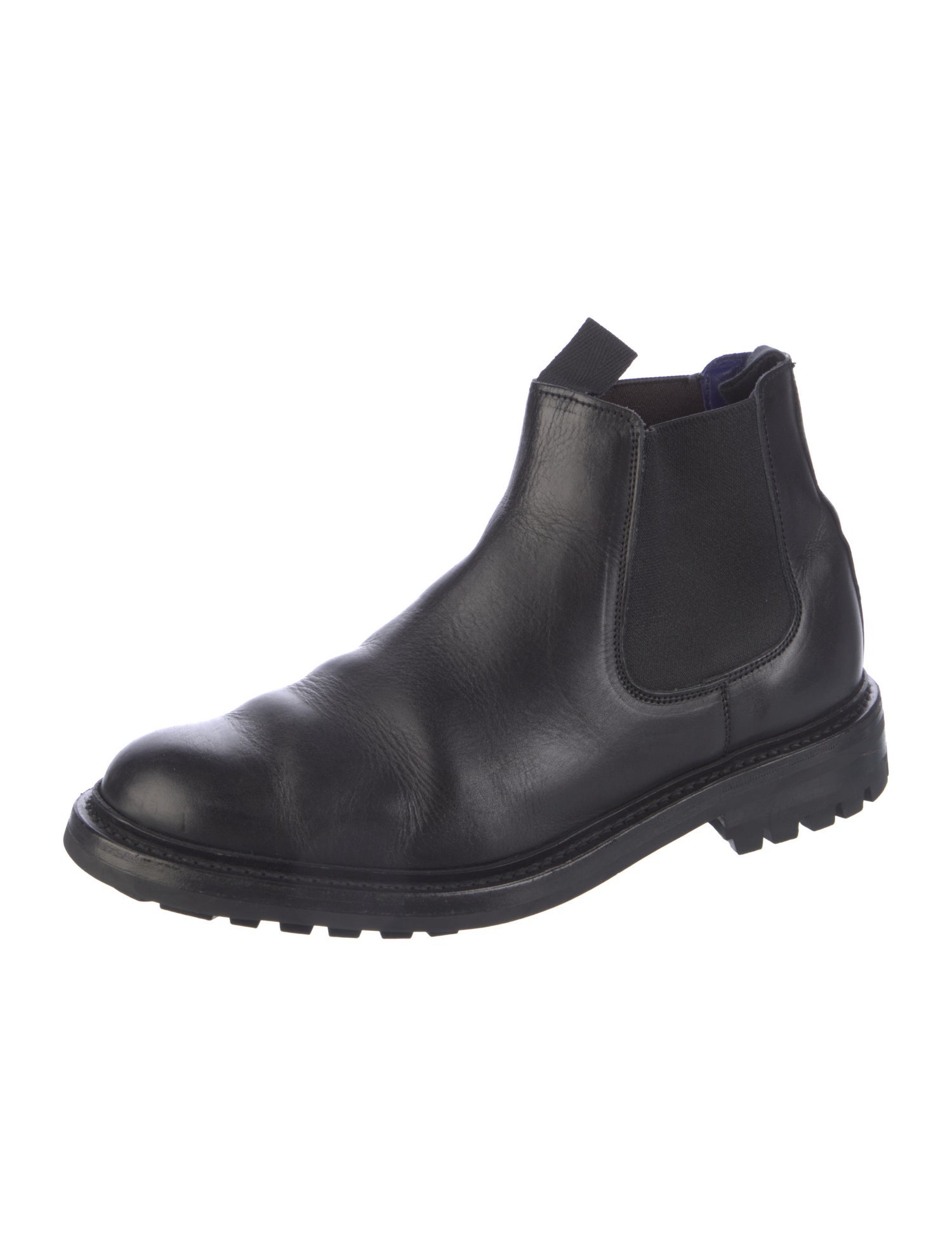 Burberry Leather Chelsea Boots