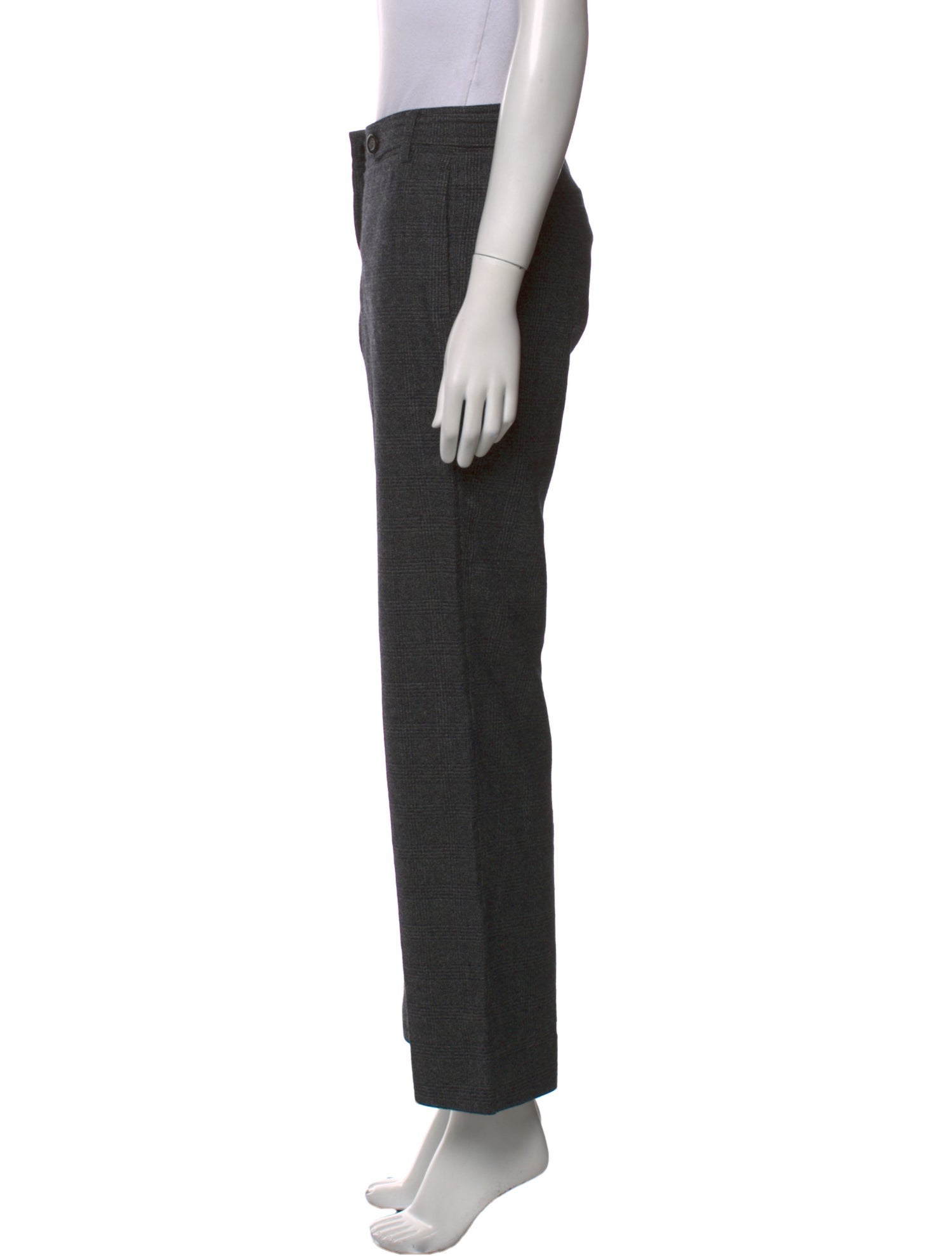 Burberry Virgin Wool Wide Leg Pants