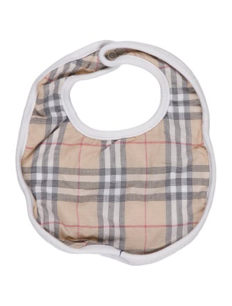 Burberry Infants' Checkprint Bib