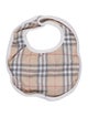 Burberry Infants' Checkprint Bib