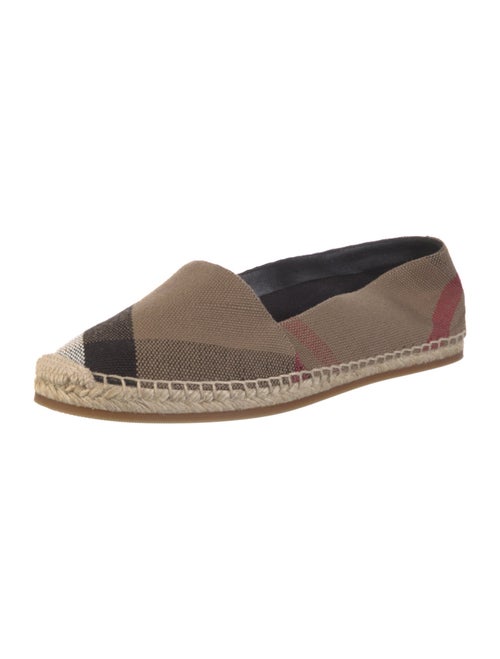 Burberry House Check Pattern Canvas Espadrilles