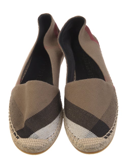 Burberry House Check Pattern Canvas Espadrilles