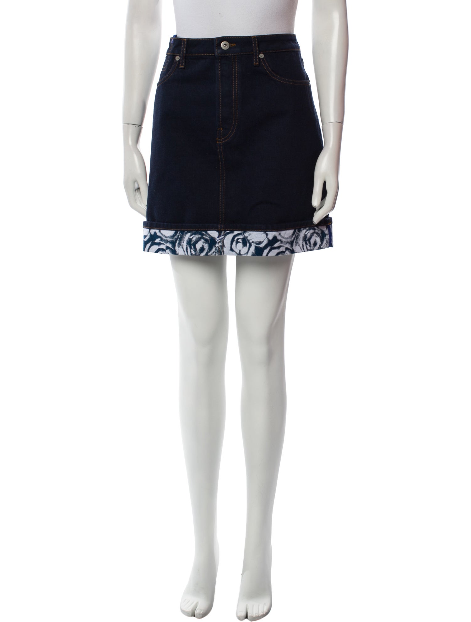 Burberry Floral Print Mini Skirt w/ Tags