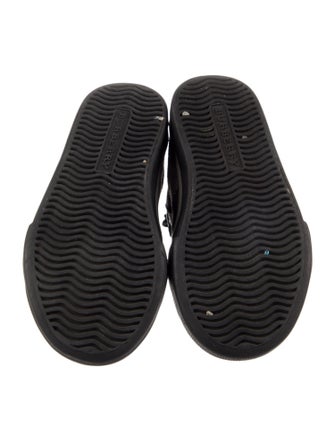 Burberry Check Print High Top Sneakers