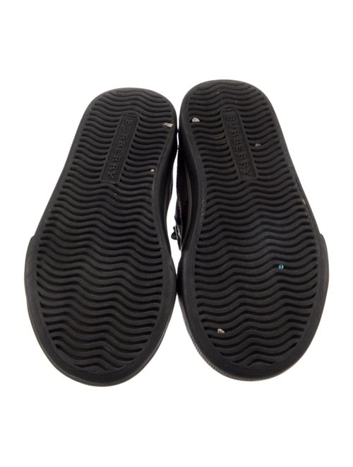 Burberry Check Print High Top Sneakers