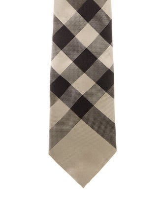 Burberry pattern printed tie