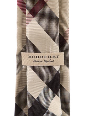 Burberry pattern printed tie