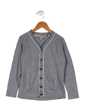 Burberry Boys' Solid Button Down Cardigan