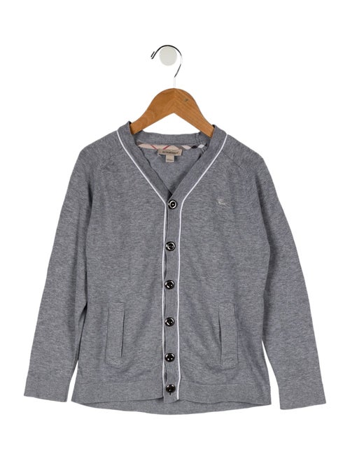 Burberry Boys' Solid Button Down Cardigan