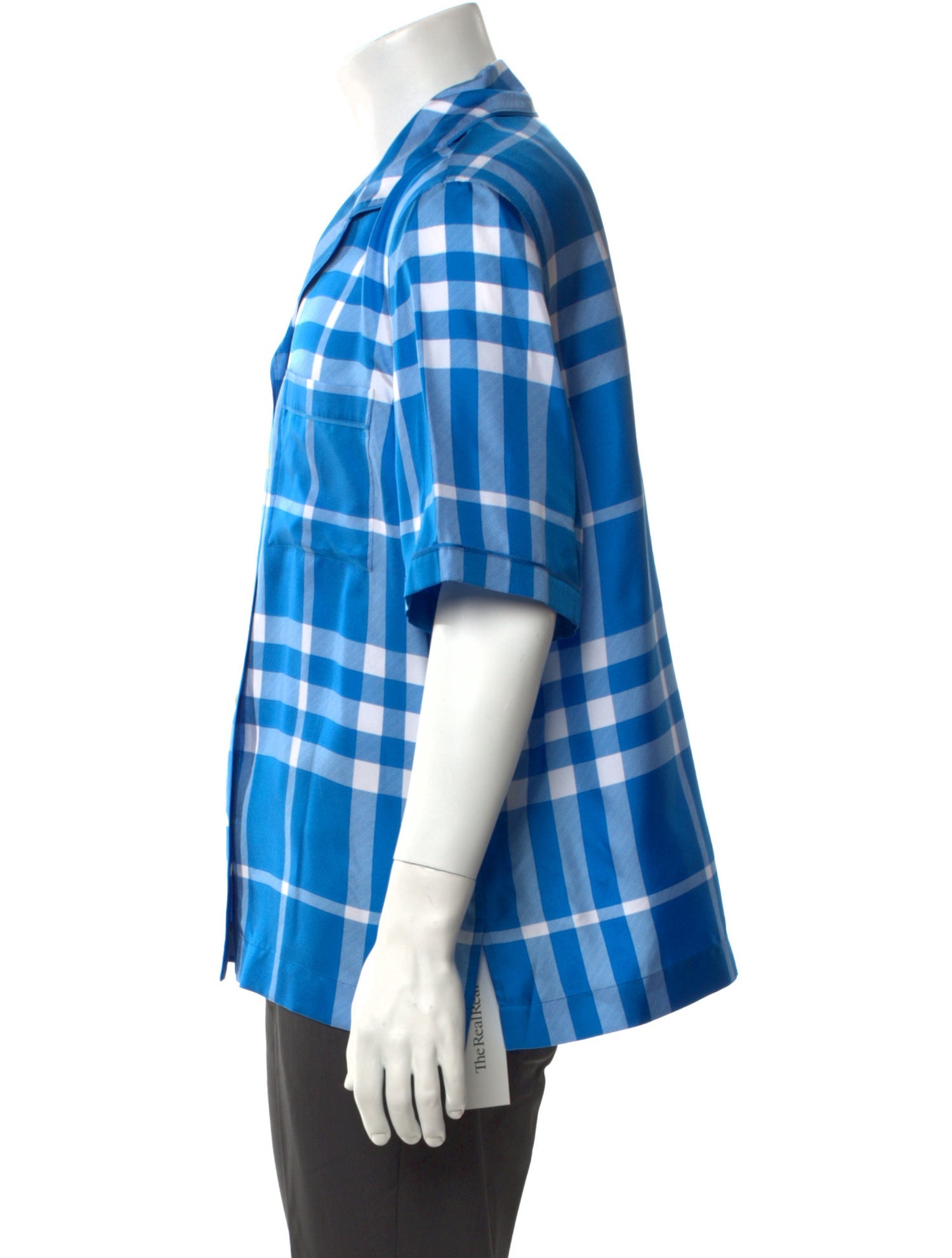 Burberry House Check Pattern Silk Shirt