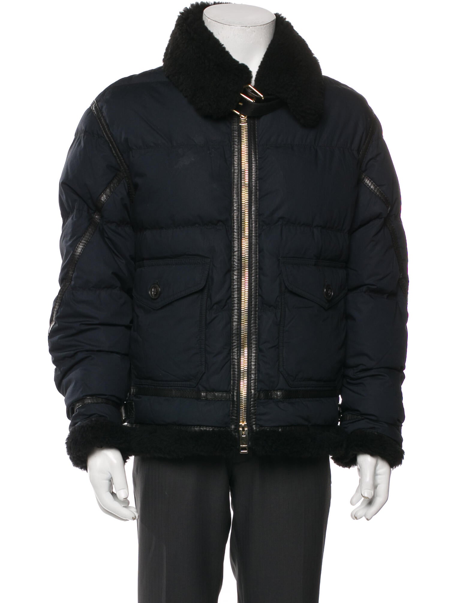 Burberry Lambskin Puffer Coat
