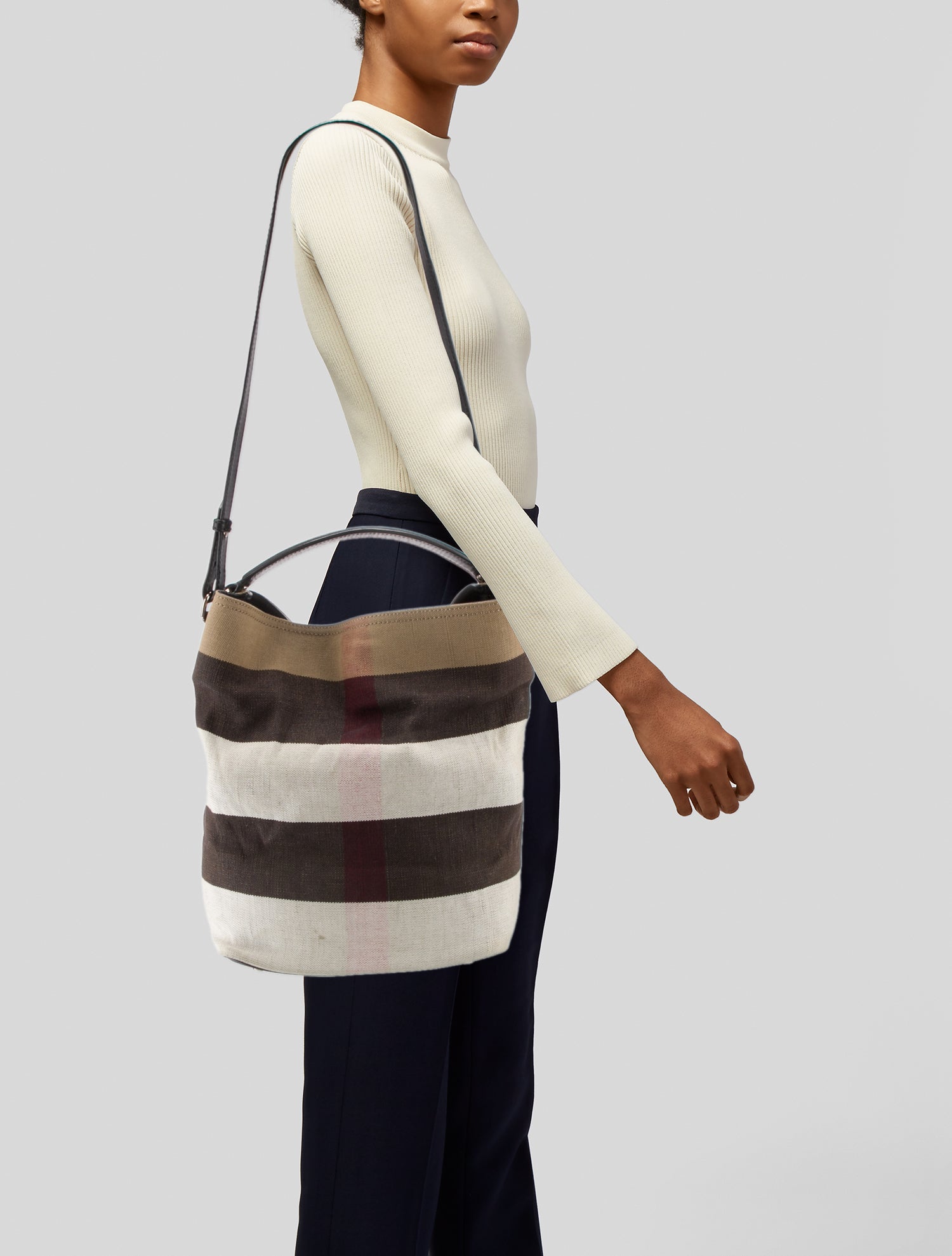 Burberry House Check Bucket Bag