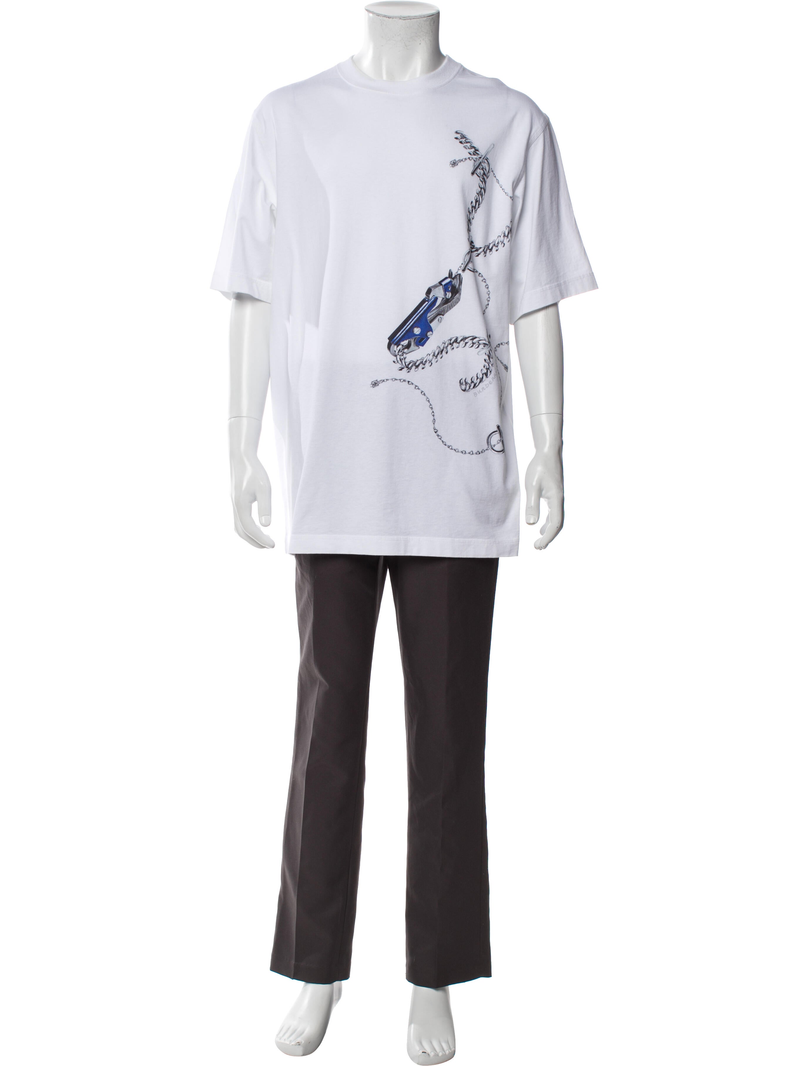 Burberry TB Monogram Graphic Print T-Shirt w/ Tags