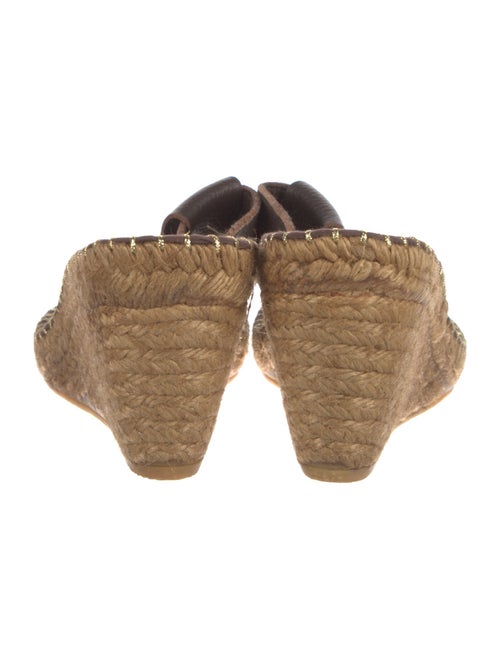 Burberry Nova Check Pattern Leather Espadrilles