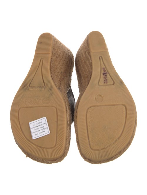 Burberry Nova Check Pattern Leather Espadrilles