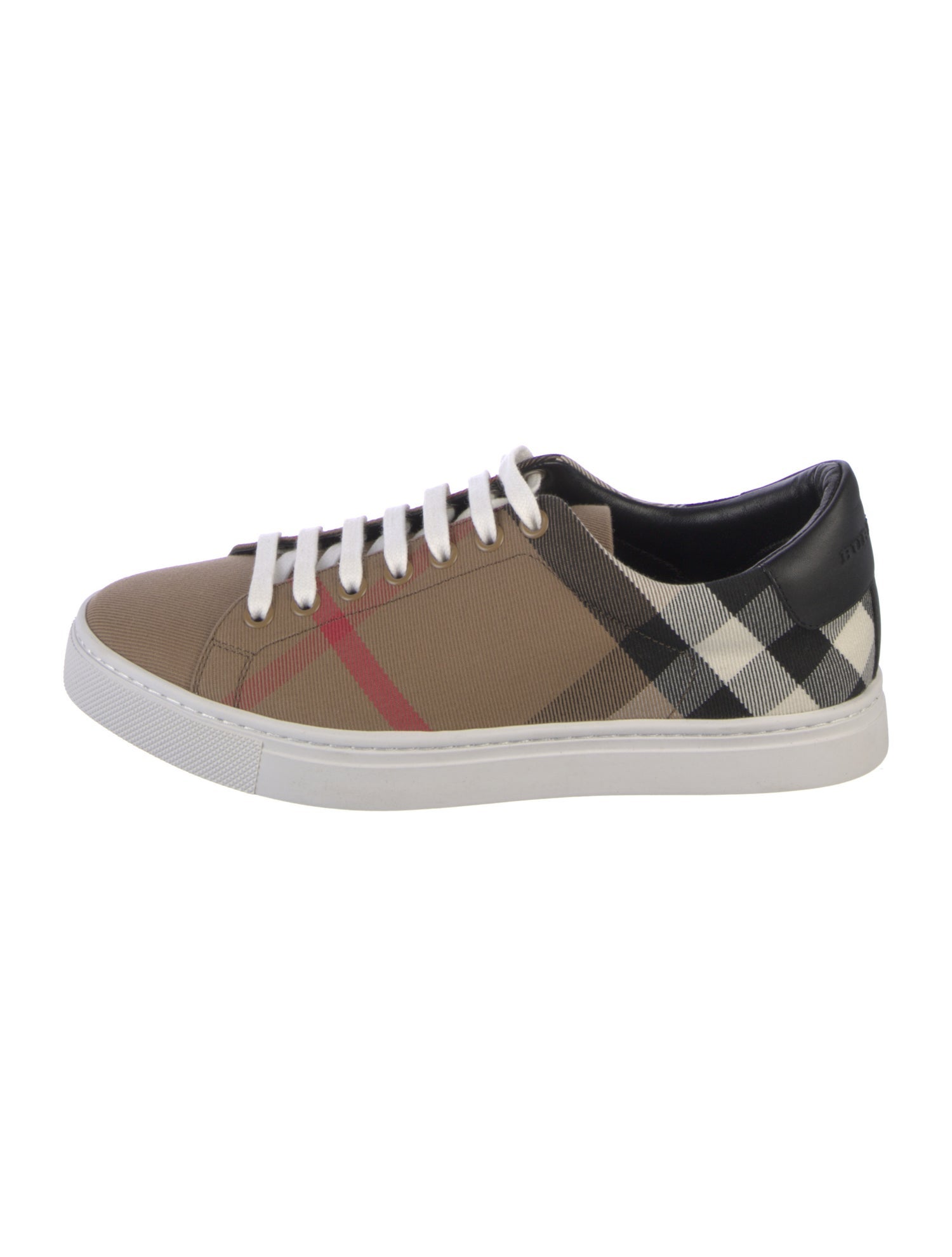 Burberry House Check Pattern Canvas Sneakers