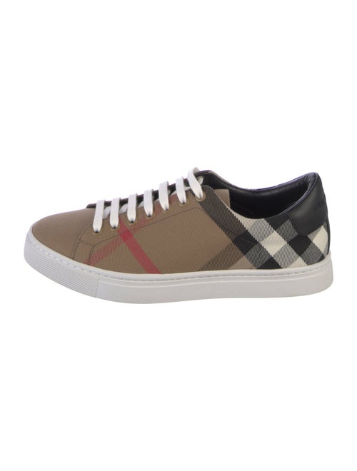 Burberry House Check Pattern Canvas Sneakers