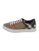 Burberry House Check Pattern Canvas Sneakers