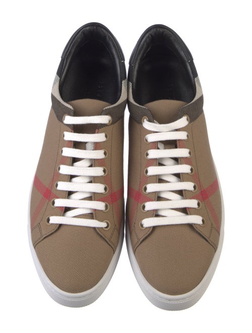 Burberry House Check Pattern Canvas Sneakers