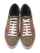Burberry House Check Pattern Canvas Sneakers
