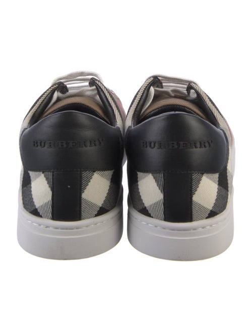 Burberry House Check Pattern Canvas Sneakers