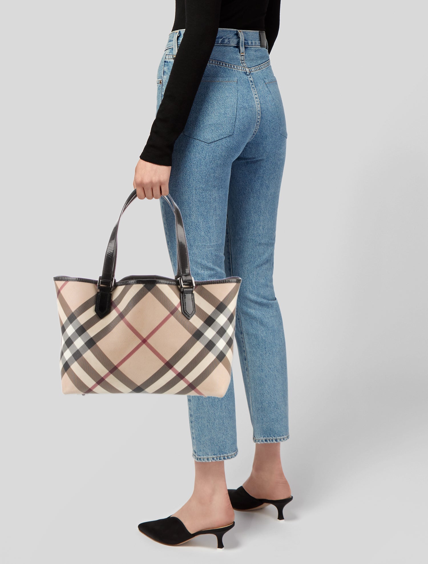 Burberry Super Nova Check Tote Vintage