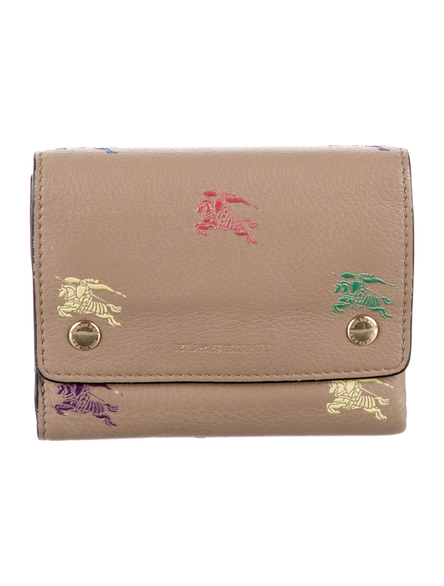 Burberry Leather Compact Wallet