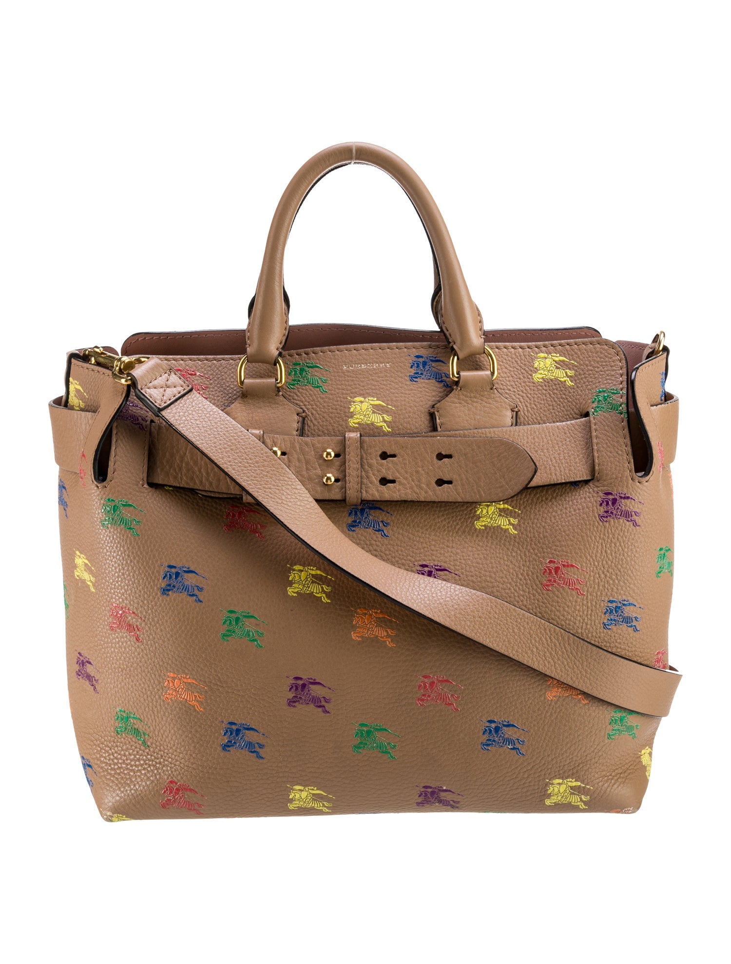 Burberry Leather Belt Tote