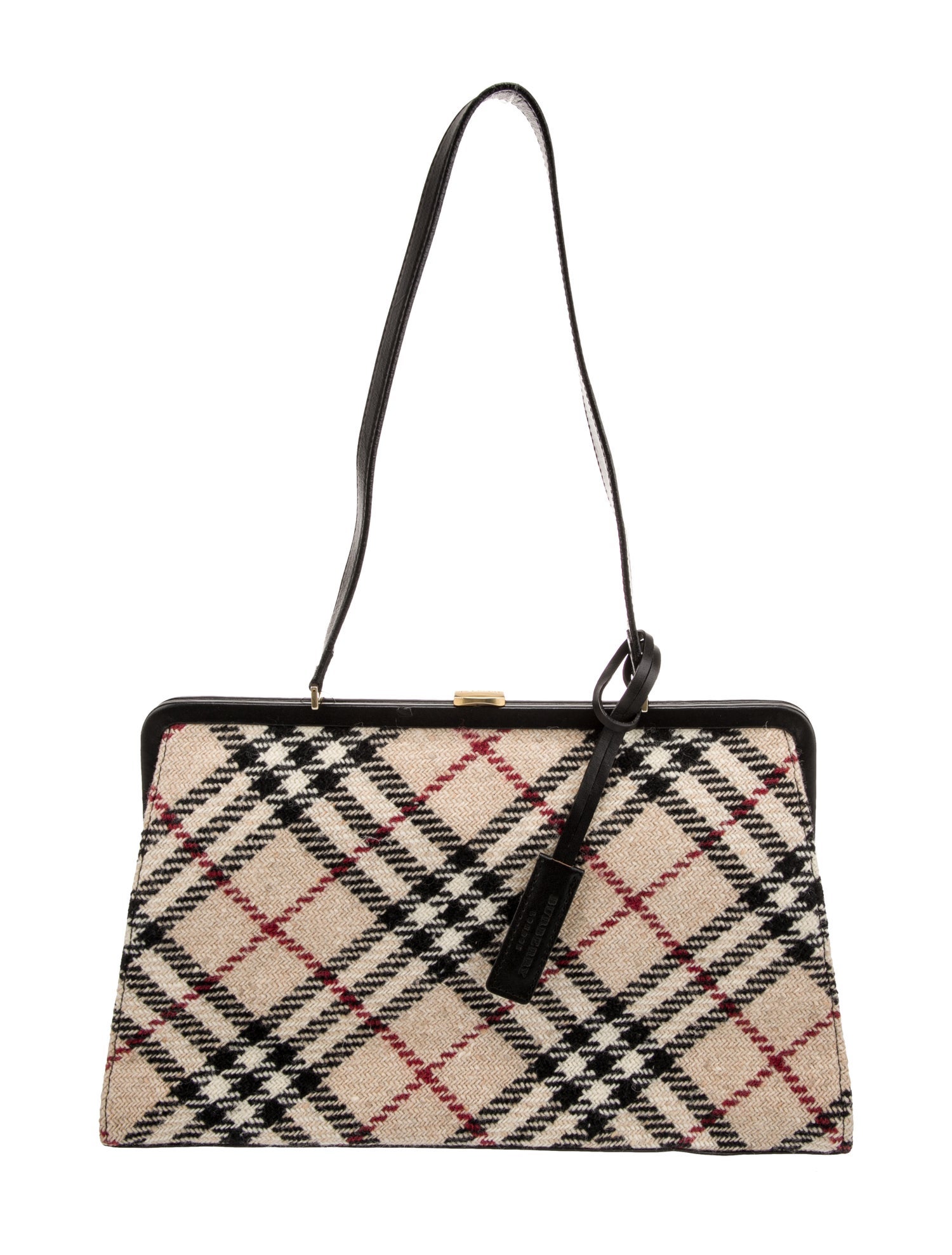Burberry London Wool Shoulder Bag