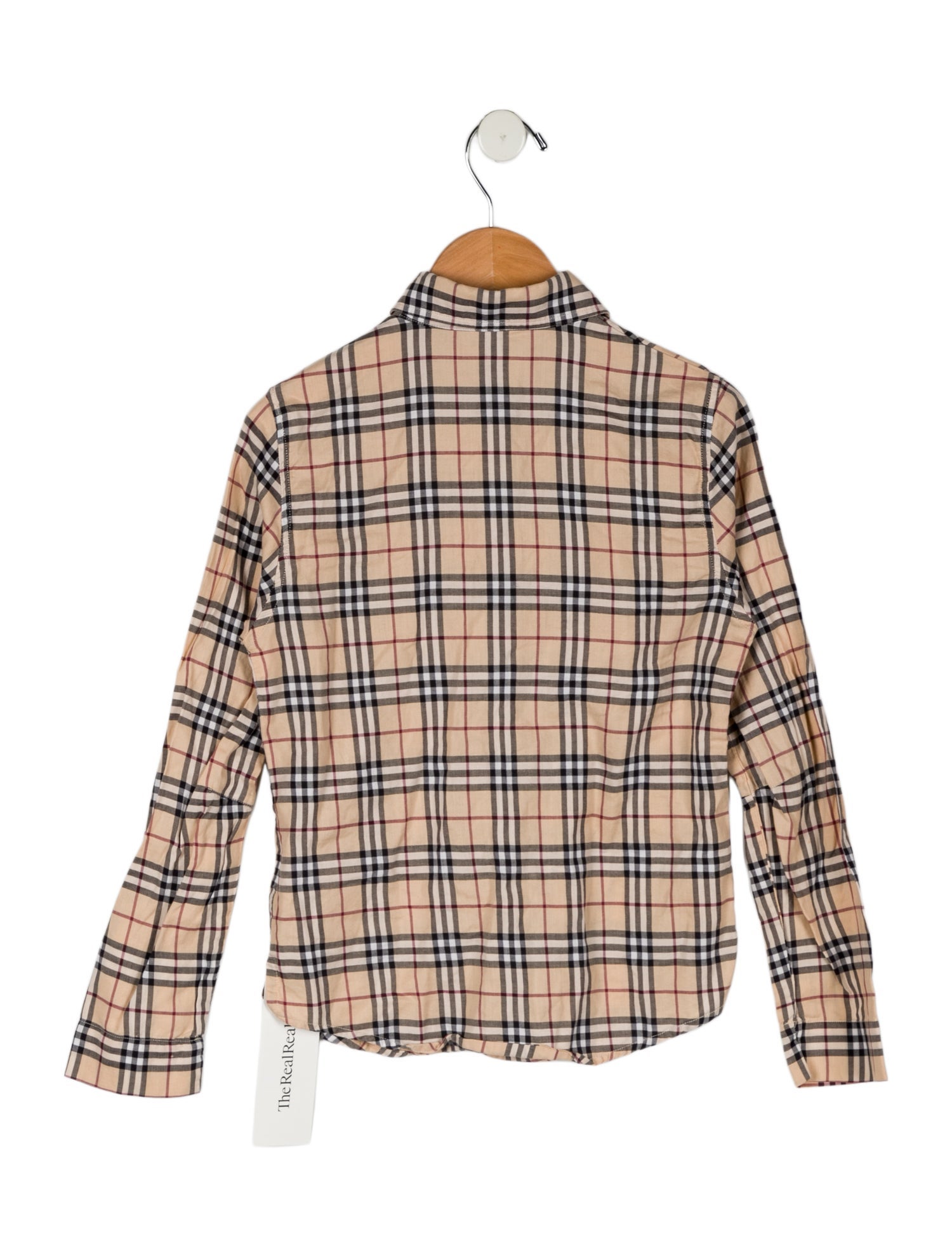 Burberry Check Button Up Shirt
