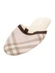 Burberry Canvas Printed Mules