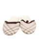 Burberry Canvas Printed Mules