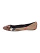 Burberry Canvas Printed Ballet Flats