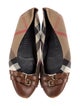 Burberry Canvas Printed Ballet Flats
