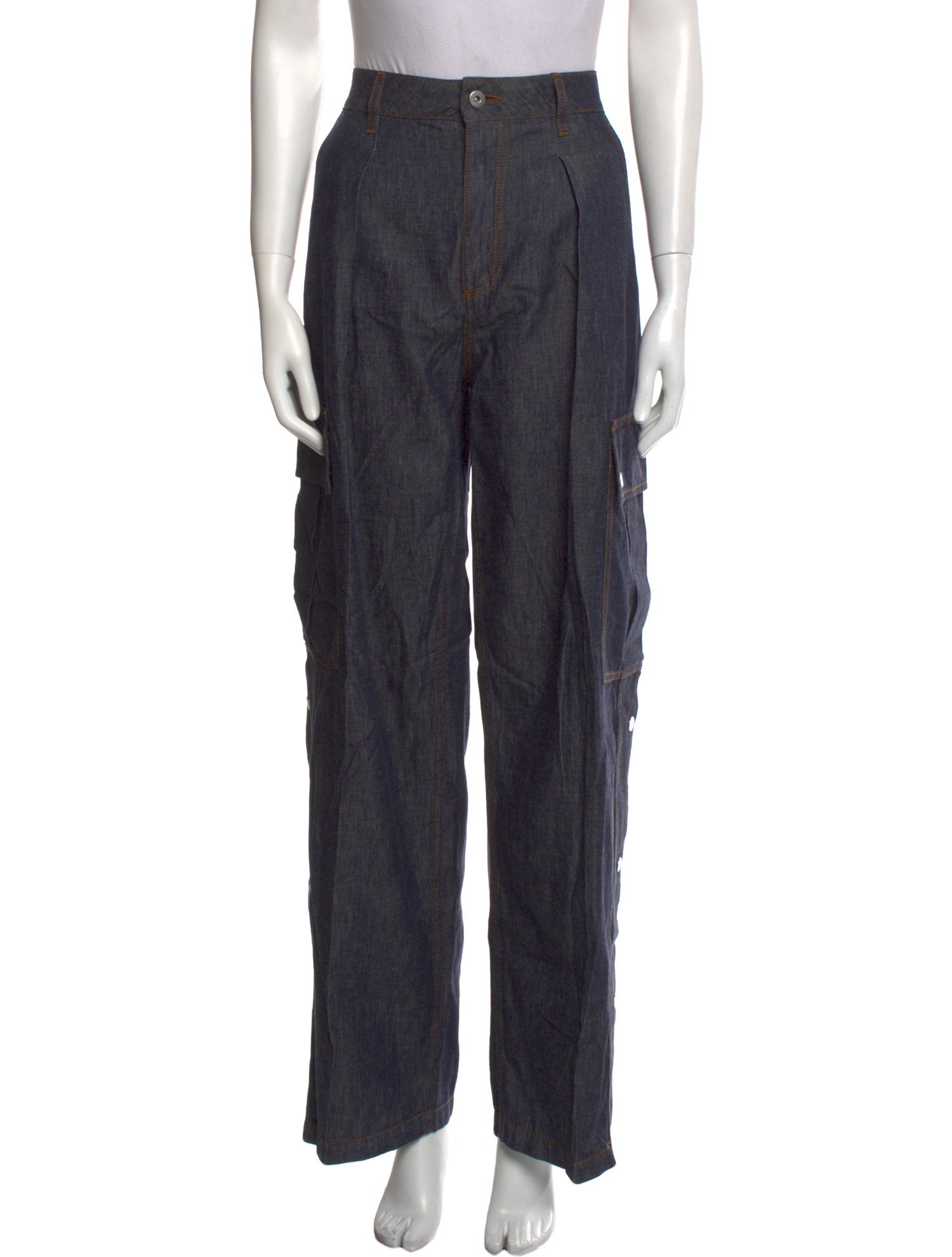 Burberry Cargo Wide Leg Jeans w/ Tags