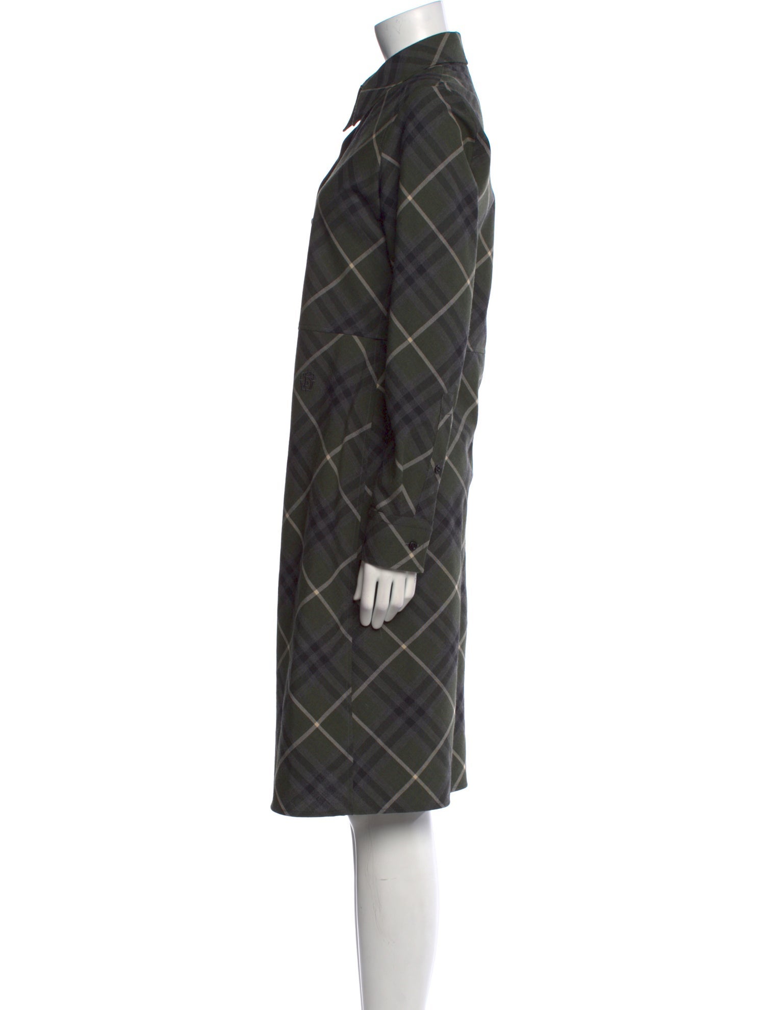 Burberry Plaid Print Knee-Length Dress w/ Tags