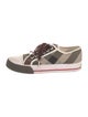 Burberry House Check Pattern Canvas Sneakers
