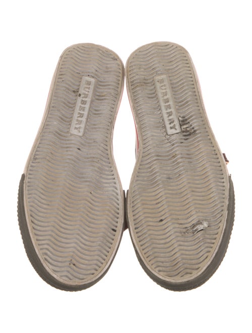 Burberry House Check Pattern Canvas Sneakers